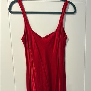 NWT Zara Red Midi Dress